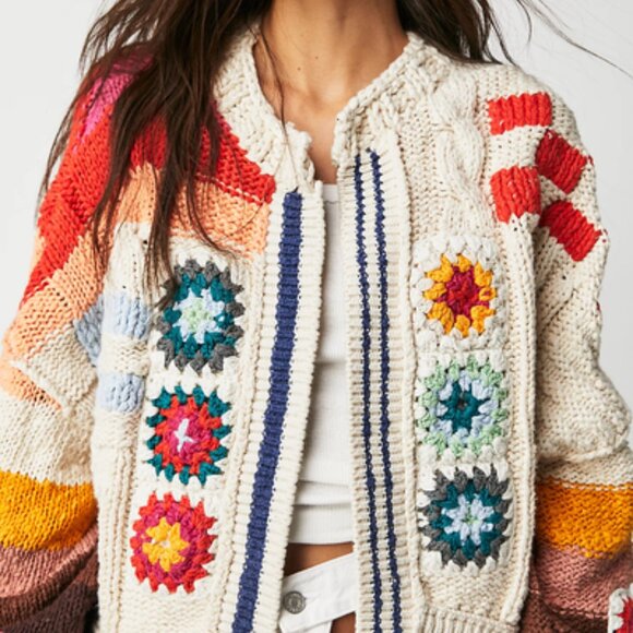 Free People Clear Skies Cardi - Picture 1 of 7